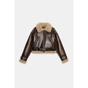 ZARA SHORT DOUBLE-FACED JACKET